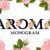 Aroma Monogram Font