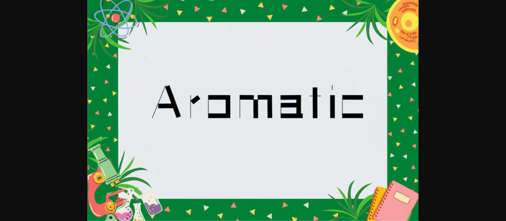 Aromatic Font Poster 3