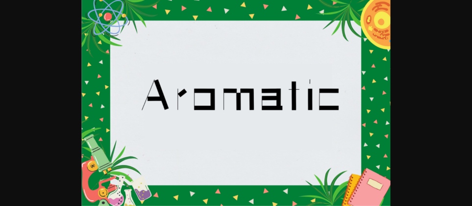 Aromatic Font Poster 3