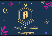 Arrafi Ramadan Monogram Font Poster 1