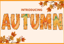 Autumn Font Poster 1