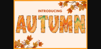 Autumn Font Poster 1