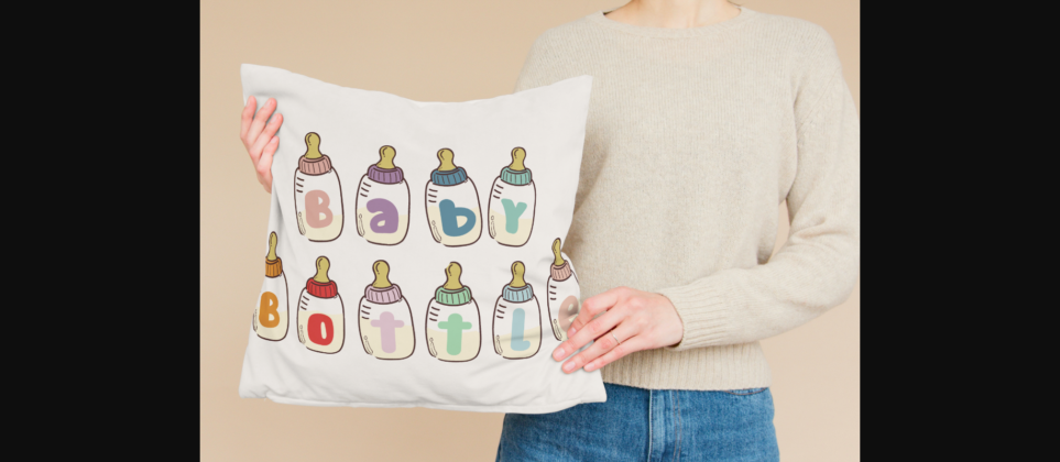 Baby Bottle Font Poster 5