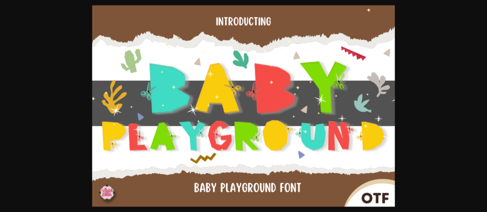 Baby Playground Font Poster 3