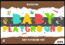 Baby Playground Font Poster 1