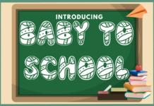 Baby to School Font Poster 1