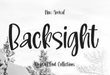 Backsight Font Backsight Font Poster 1