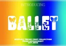 Ballet Font Poster 1