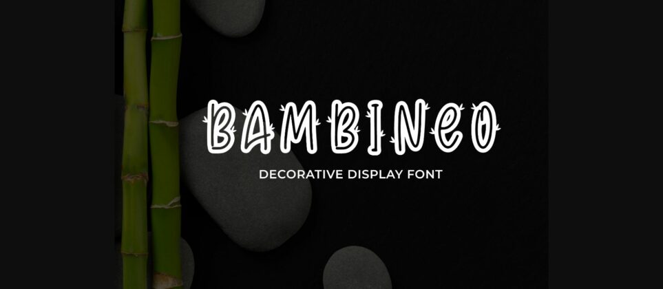 Bambineo Font Poster 3