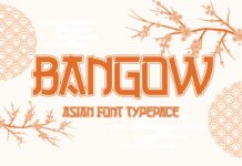 Bangow Font Poster 1