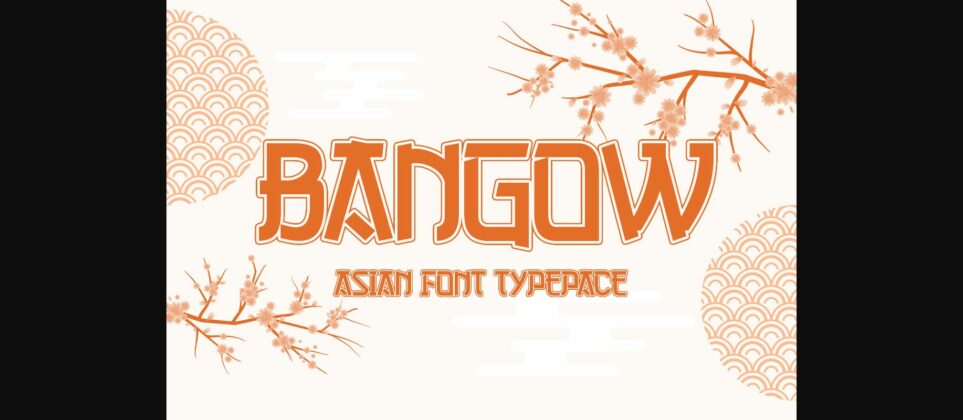 Bangow Font Poster 1