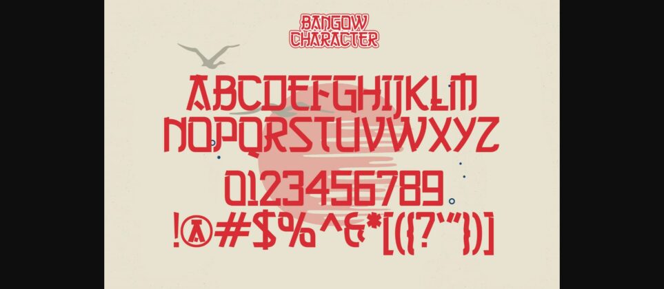 Bangow Font Poster 8
