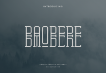 Baobere Font Baobere Font Poster 1