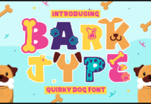 Bark Type Font Poster 1