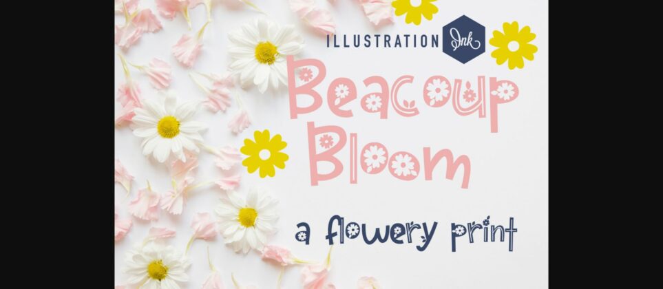 Beacoup Bloom Font Poster 3