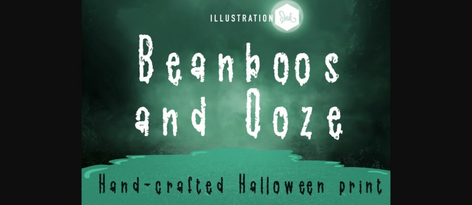 Beanboos and Ooze Font Poster 3