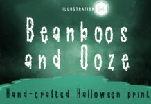 Beanboos and Ooze Font Poster 1