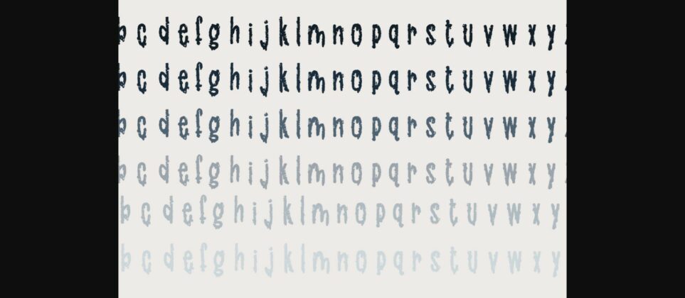 Beanboos and Ooze Font Poster 7