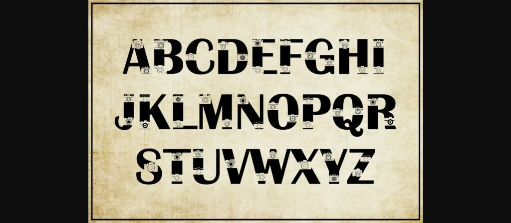 Best Camera Font Poster 4