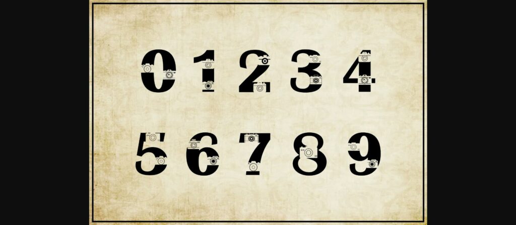 Best Camera Font Poster 5