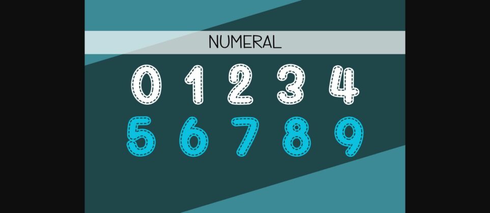 Best Stitch Font Poster 7