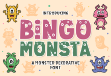 Bingo Monsta Font Poster 1