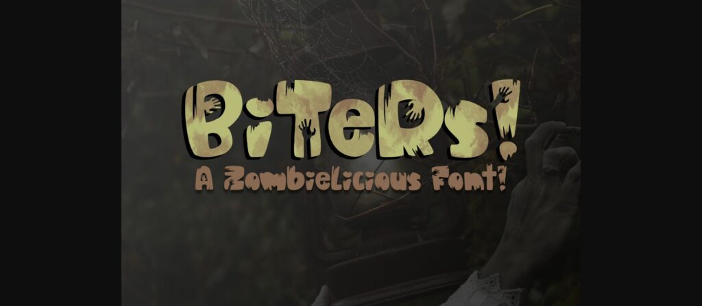 Biters Font Poster 3