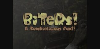 Biters Font Poster 1