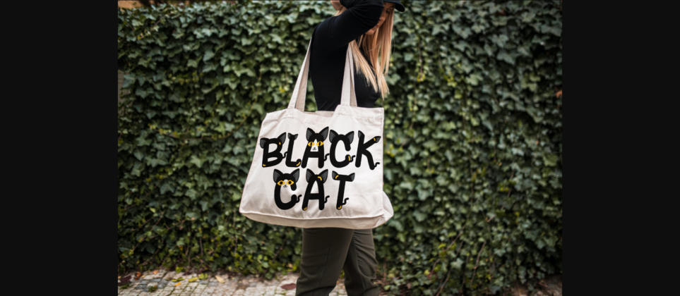 Black Cat Font Poster 5