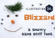 Blizzard Font Poster 1