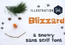 Blizzard Font Blizzard Font Poster 1