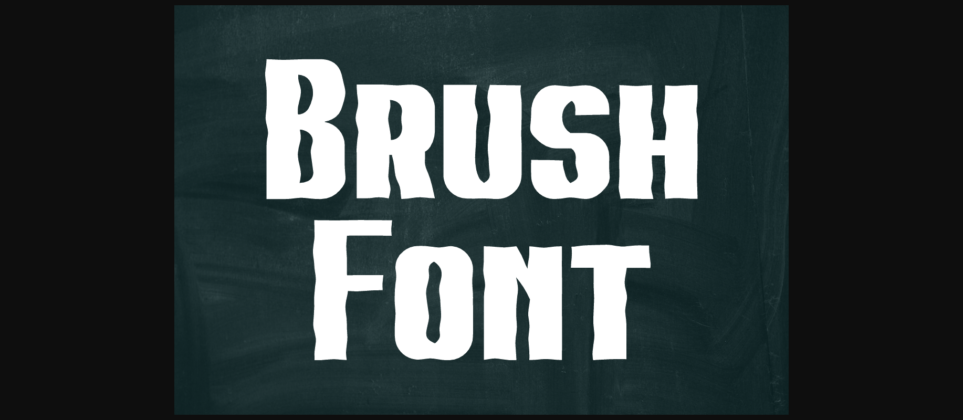 Blongrimond Brushes Font Poster 4