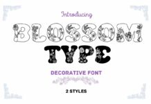 Blossomtype Font Poster 1