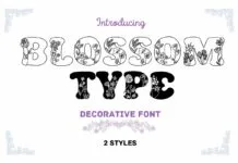 Blossomtype Font Poster 1