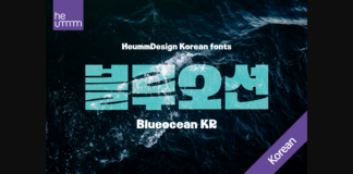 Blueocean Kr Font Poster 1