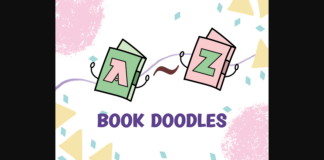 Book Doodles Font Poster 1