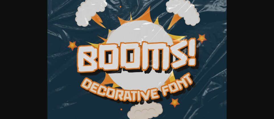 Booms Font Poster 3