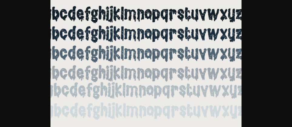 Brain Ooze Font Poster 7