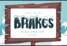 Brakes Font Poster 1