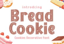 Bread Cookie Font Poster 1