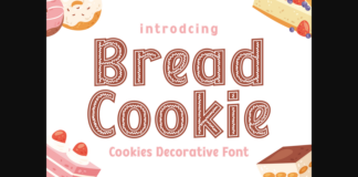 Bread Cookie Font Poster 1