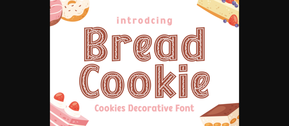 Bread Cookie Font Poster 1