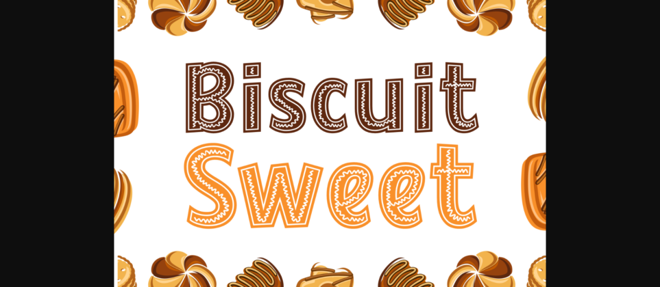 Bread Cookie Font Poster 6