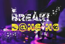 Break Dancing Font Poster 1