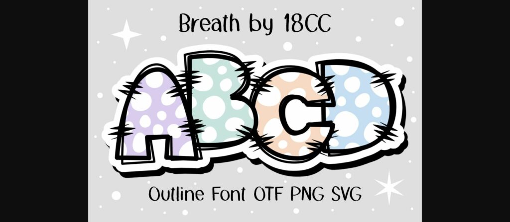 Breath Font Poster 1