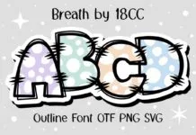 Breath Font Breath Font Poster 1