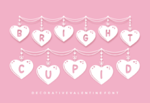Bright Cupid Font Poster 1