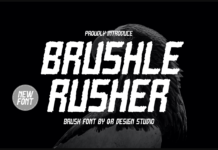 Brushle Rusher Font Poster 1