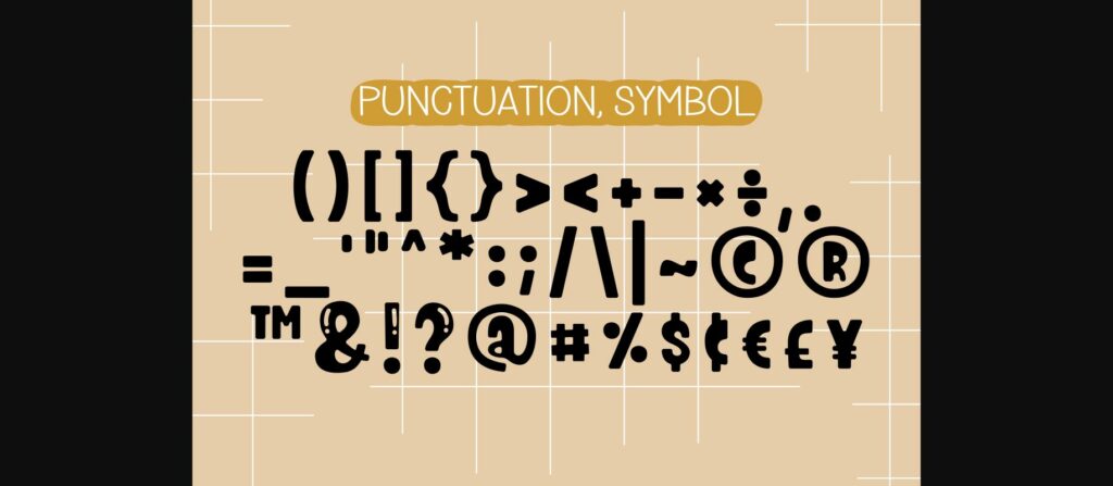 Bubble You Font Poster 10