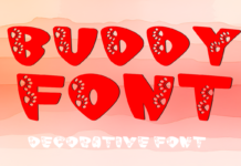 Buddy Font Poster 1